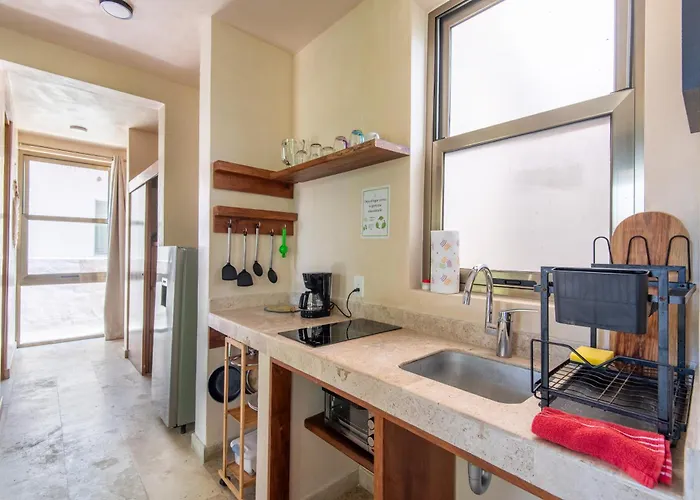 Jungle Loft With Terrace & Natural Light - Santuario Boutique Apartamento Chemuyil
