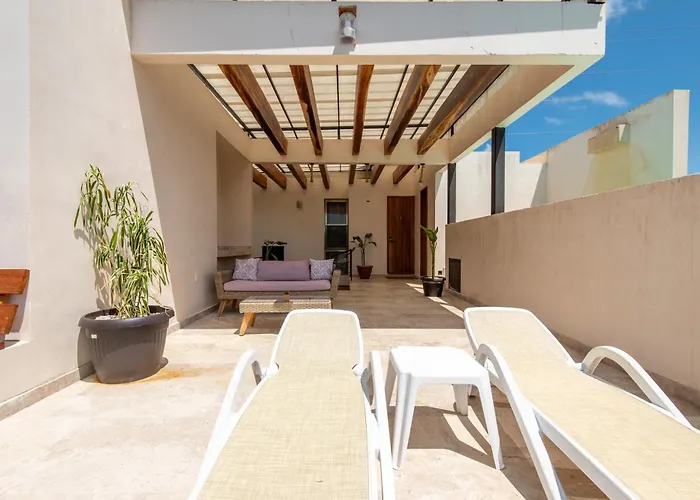 Jungle Loft With Terrace & Natural Light - Santuario Boutique Apartamento Chemuyil